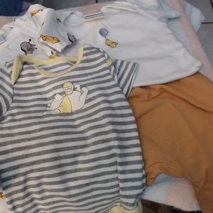 3 onezie pants rattle pooh
